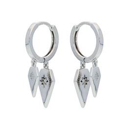 [V5639 Hoops ] V5639, Earrings Silver 925, White Zircon