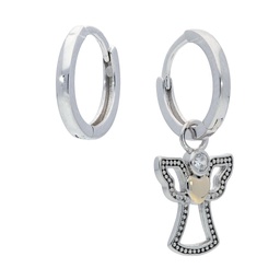 [V5644 Hoops ] V5644, Earrings Silver 925, White Zircon