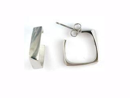 [V2867 Hoops ] V2867, Earrings Silver. 925