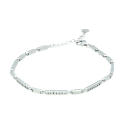 [B2837 Everyday Essential] Bracelet Silver 925,Zircon