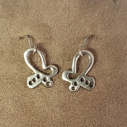 [V5604 Silver & Stones] Earrings Silver 925