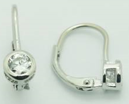 [V4907 Silver & Stones] Earrings Silver925,Zircon