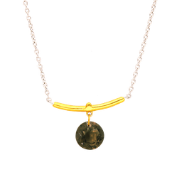 [N5384 Gemstone] N5384, Necklace Silver 925, Smoky Topaz