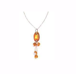 [N2983 Shining Crystals] N2983, Necklace Silver 925,  Crystal