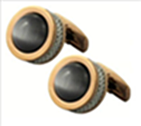 [A1053 Men's Collection] A1053.Cuffling, S.steel. Gold plated, Cat Eyes