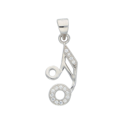 [M3823 Musical] M2823,Pendant Silver 925,Zircon
