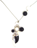 [N2954 Fantasy] N2954, Necklaces Silver 925 Onyx Stone