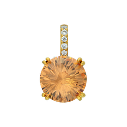 [M3744 Firework] M3744, Pendant Silver 925, Zircon champagne color
