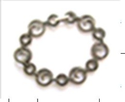 [B1771 Marcasite] B1771 Bracelet, silver 925, with Marcasite stone 