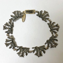 [B0930 Marcasite] B0930, Bracelet Silver 925 Marcasite