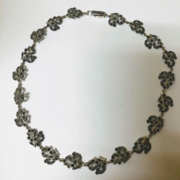 [N1811 Marcasite] N1811 NECKLACE Silver 925 Marcasite