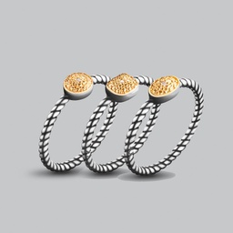 [U3940 The Touch Of Royalty] U3940, Ring Silver 925, White Diamond 1.5mm