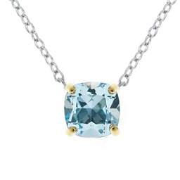 [N5175 Gemstone] N5175, Necklace Silver 925, Blue Topaz, IPGold