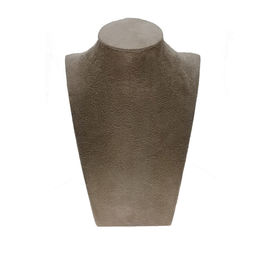 [EX0351B Display] EX0351B,Brown Velevet Necklace Display 21 cm Medium