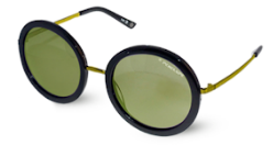 [PP7238 Sunglasses] PP7238, Penelope Sunglasses black acetate,  IPG,  green color lens