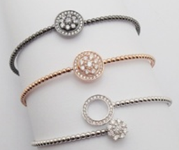 [B2673Everyday Essential] B2673, Bracelet Silver 925,  White Zircon