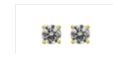 [V4743 Studs Zircone Z] V4743, Earrings Silver 925,  White Zircon