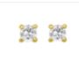 [V4782 Studs Zircone Z] V4782, Earrings Silver 925,  White Zircon