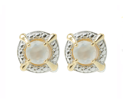 [V4843 Gemstone] V4843, Earrings Sterling Silver 925,  Moon Stone