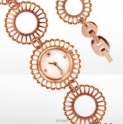 [PE276M Watches] PE276M, Ladies quartz Watches S. Steel rose gold