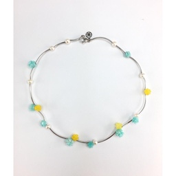 [N4440 Fantasy] N4440, Necklace Silver 925, amazonite