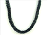 [N2309 Stainless Steel] Necklace, black strap