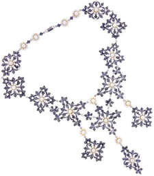 [N4251 Marcasite] N4251, Necklace Silver. 925 Marcasite