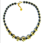 [N3300 Stainless Steel,] N3300, Necklace S. Steel 316L,  IPG,  Hematite Stone