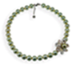 [N4409 Stainless Steel,] N4409, Necklace S,  Steel 316L,   pearl with Crystal,   MOP