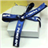 [C068 Packing,] C068, Packing box for pendant,  blue ribbon