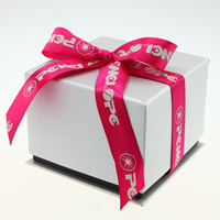[C082 PACKING,] C082, Packing Box for Watches pink ribbon 