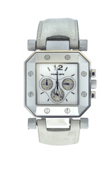 [PE188BW Watches] PE188BW, Watches S. Steel Quartz , chronograph, white strap 
