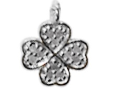 [M3713 Create & Combine] M3713, Pendant Charm Silver 925 ,  White Topaz