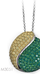 [M3051 Shining Crystals,] M3051, Pendant Silver 925,  Crystal&Opal Stone