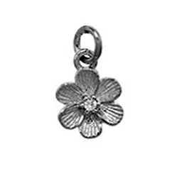[M3706 Create & Combine] M3706, Pendant Silver 925,  Diamond 1 pcs